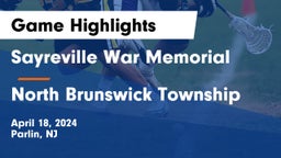 Sayreville War Memorial  vs North Brunswick Township  Game Highlights - April 18, 2024