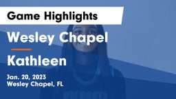 Wesley Chapel  vs Kathleen  Game Highlights - Jan. 20, 2023