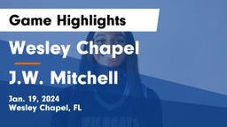 Wesley Chapel  vs J.W. Mitchell  Game Highlights - Jan. 19, 2024