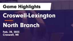 Croswell-Lexington  vs North Branch Game Highlights - Feb. 28, 2023