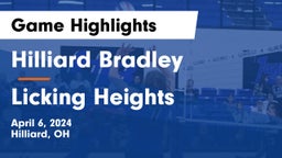 Hilliard Bradley  vs Licking Heights  Game Highlights - April 6, 2024