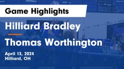 Hilliard Bradley  vs Thomas Worthington  Game Highlights - April 13, 2024