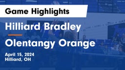 Hilliard Bradley  vs Olentangy Orange  Game Highlights - April 15, 2024