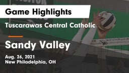 Tuscarawas Central Catholic  vs Sandy Valley  Game Highlights - Aug. 26, 2021
