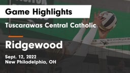 Tuscarawas Central Catholic  vs Ridgewood  Game Highlights - Sept. 12, 2022