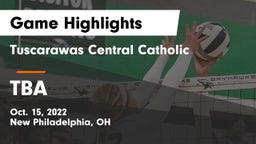 Tuscarawas Central Catholic  vs TBA Game Highlights - Oct. 15, 2022