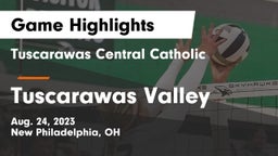 Tuscarawas Central Catholic  vs Tuscarawas Valley  Game Highlights - Aug. 24, 2023