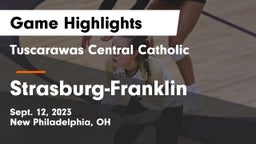Tuscarawas Central Catholic  vs Strasburg-Franklin  Game Highlights - Sept. 12, 2023