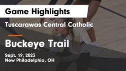 Tuscarawas Central Catholic  vs Buckeye Trail  Game Highlights - Sept. 19, 2023
