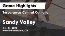 Tuscarawas Central Catholic  vs Sandy Valley Game Highlights - Oct. 14, 2023