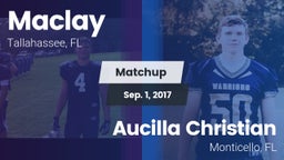Matchup: Maclay  vs. Aucilla Christian  2017
