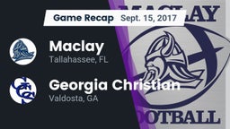 Recap: Maclay  vs. Georgia Christian  2017