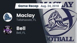 Recap: Maclay  vs. Bell  2018