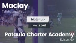 Matchup: Maclay  vs. Pataula Charter Academy 2018