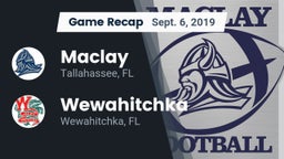 Recap: Maclay  vs. Wewahitchka  2019