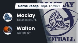 Recap: Maclay  vs. Walton  2021