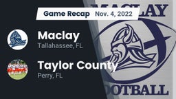 Recap: Maclay  vs. Taylor County  2022