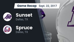 Recap: Sunset  vs. Spruce  2017