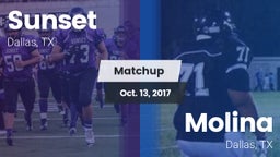Matchup: Sunset  vs. Molina  2017
