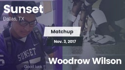 Matchup: Sunset  vs. Woodrow Wilson  2017