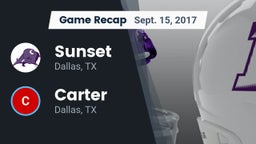 Recap: Sunset  vs. Carter  2017