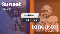Matchup: Sunset  vs. Lancaster  2018