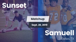 Matchup: Sunset  vs. Samuell  2019