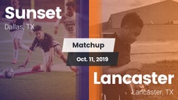 Matchup: Sunset  vs. Lancaster  2019