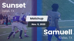 Matchup: Sunset  vs. Samuell  2020