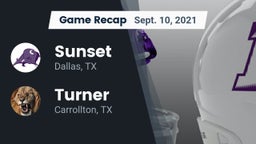 Recap: Sunset  vs. Turner  2021