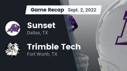 Recap: Sunset  vs. Trimble Tech  2022