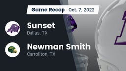Recap: Sunset  vs. Newman Smith  2022