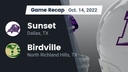 Recap: Sunset  vs. Birdville  2022