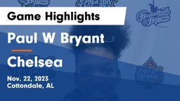 Paul W Bryant  vs Chelsea  Game Highlights - Nov. 22, 2023