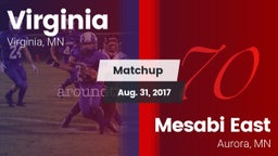 Matchup: Virginia  vs. Mesabi East  2017