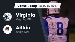 Recap: Virginia  vs. Aitkin  2017
