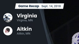 Recap: Virginia  vs. Aitkin  2018