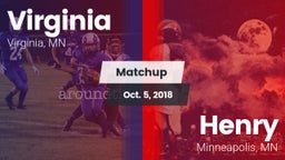Matchup: Virginia  vs. Henry  2018