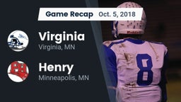 Recap: Virginia  vs. Henry  2018