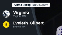 Recap: Virginia  vs. Eveleth-Gilbert  2019