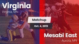 Matchup: Virginia  vs. Mesabi East  2019