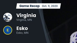 Recap: Virginia  vs. Esko  2020