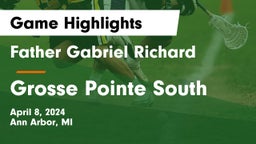 Father Gabriel Richard  vs Grosse Pointe South  Game Highlights - April 8, 2024