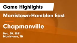 Morristown-Hamblen East  vs Chapmanville  Game Highlights - Dec. 20, 2021