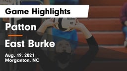 Patton  vs East Burke Game Highlights - Aug. 19, 2021