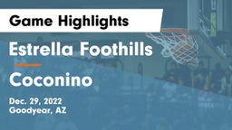 Estrella Foothills  vs Coconino  Game Highlights - Dec. 29, 2022