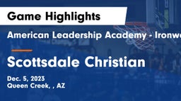 American Leadership Academy - Ironwood vs Scottsdale Christian Game Highlights - Dec. 5, 2023