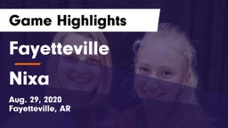 Fayetteville  vs Nixa  Game Highlights - Aug. 29, 2020