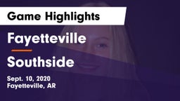 Fayetteville  vs Southside  Game Highlights - Sept. 10, 2020