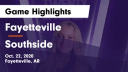 Fayetteville  vs Southside  Game Highlights - Oct. 22, 2020
